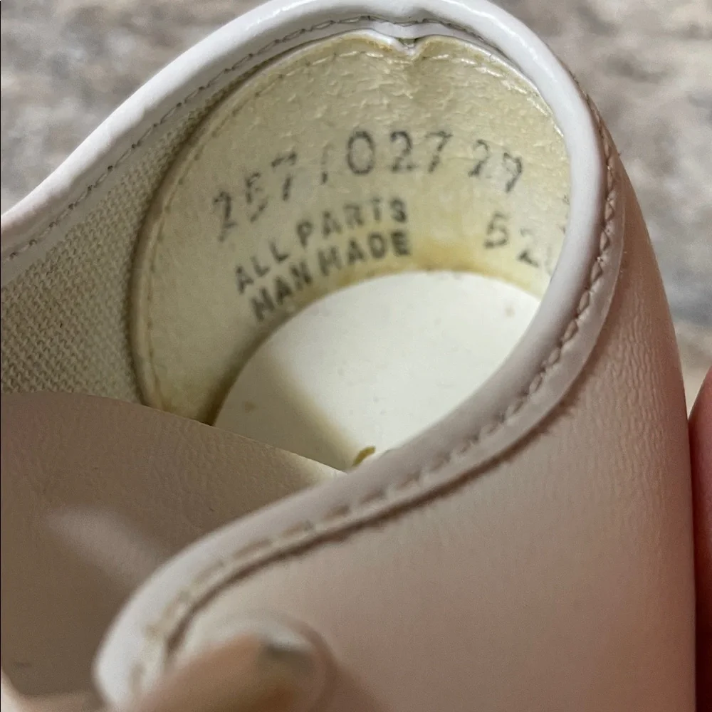 Vintage Small Steps White Crib Shoes Made USA